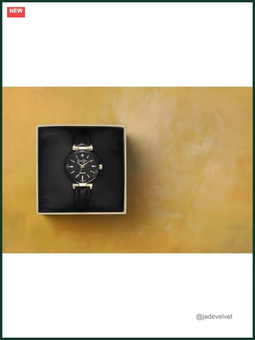 Womens Dress Watch Quartz Vegan Leather Band Crystal Diamond Face